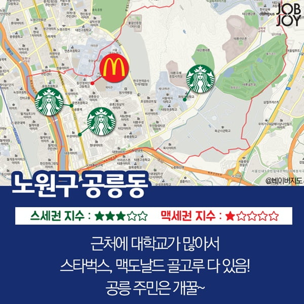 [카드뉴스] 서울 스세권 맥세권으로 보는 동네별 번화가 