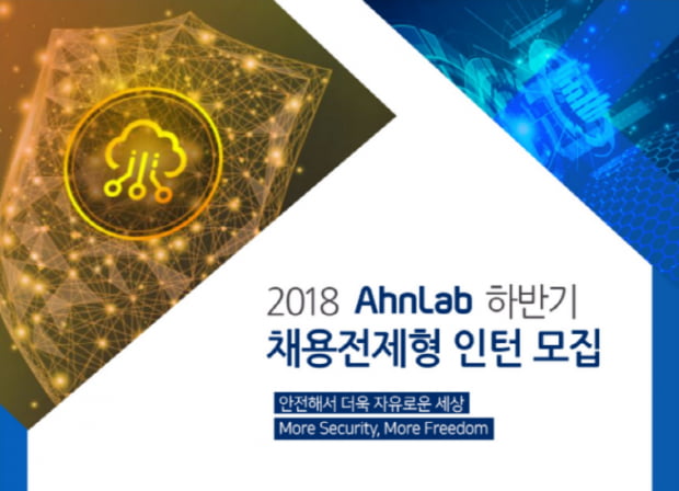 안랩, 하반기 정규직 전환 인턴 모집···비전공자도 지원 가능