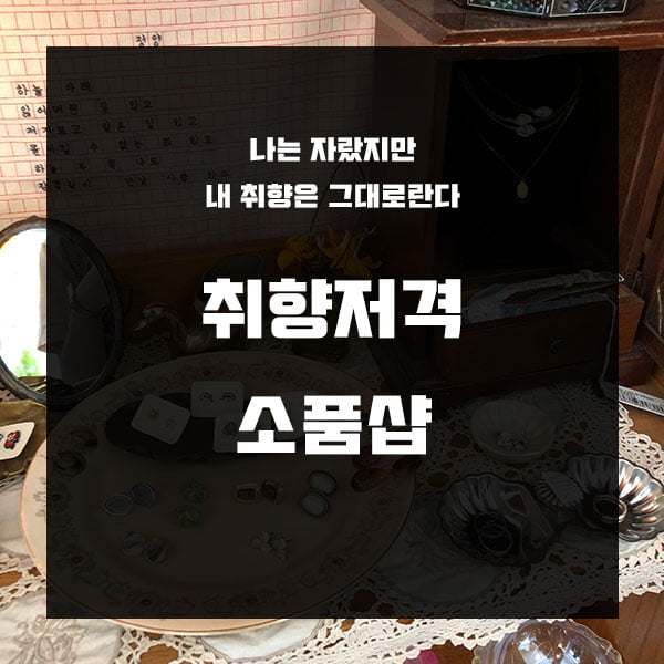 &#39;나는 자랐지만 내 취향은 그대로란다&#39; 몽글몽글, LITTLE TEMPO 등 구매욕 자극하는 소품샵 