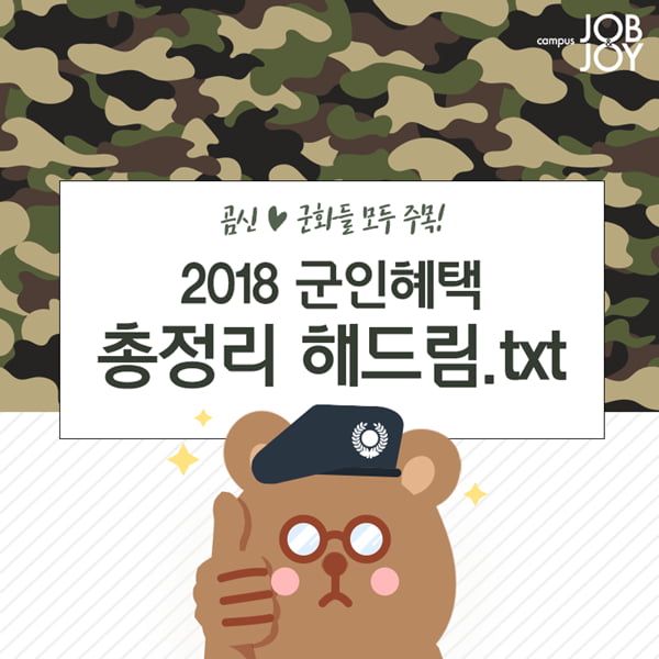 [카드뉴스] 2018 군인혜택 총정리