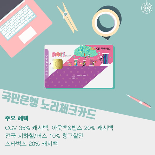 [카드뉴스] 대학생들을 위한 체크카드 추천