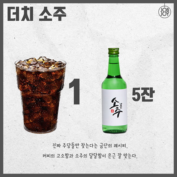 [카드뉴스] 소주 칵테일 제조법