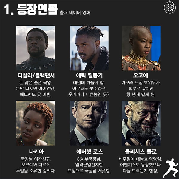 [카드뉴스] 블랙팬서 초간단 정리
