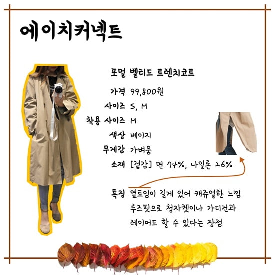[가을 it item] 나에게 어울리는 트렌치코트는?