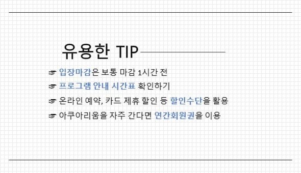 &quot;물고기 좋아해? 그럼 아쿠아리움이지&quot; 수도권 아쿠아리움 관람 Tip