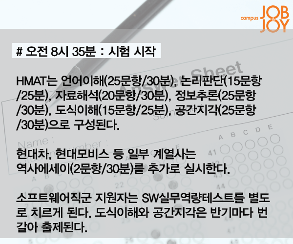 [카드뉴스] 현대차 인적성, HMAT 파헤치기