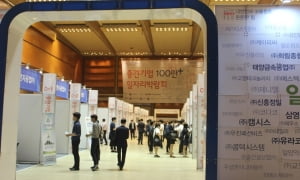 “청년취업 돌파구 마련”…국내 첫 중견기업 100만&#43;일자리 박람회 열려