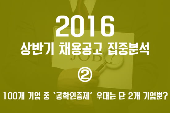 2016 상반기 채용공고 상세분석