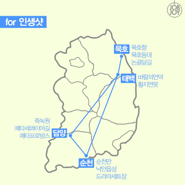 [카드뉴스] 내일로 테마트립 4 - 먹방, 레저, 출사, 역사