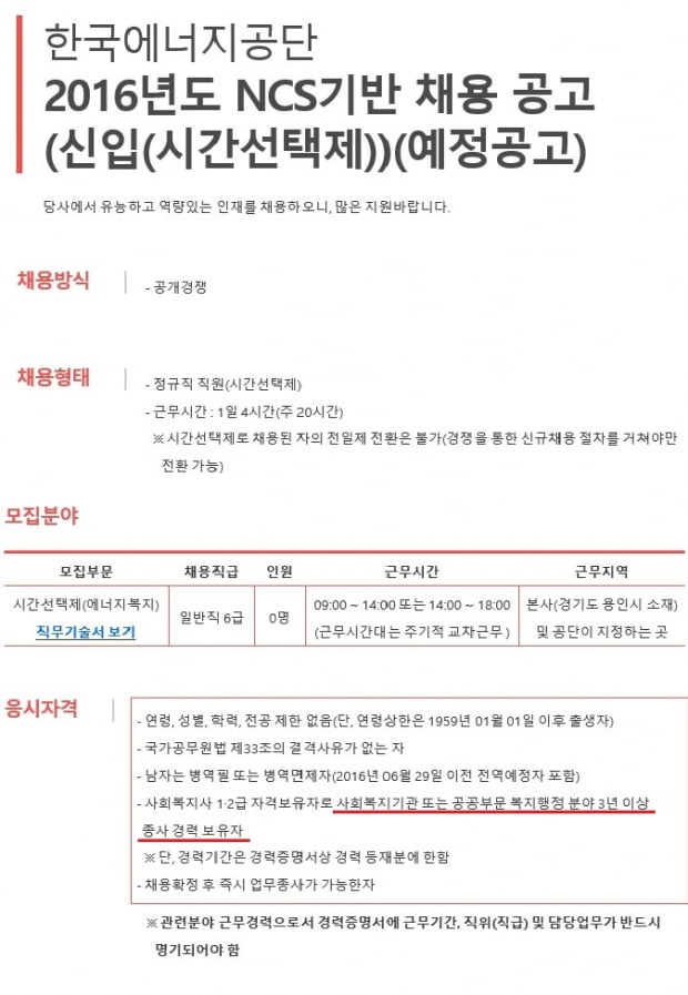 한국에너지공단, 신입직원에 경력 3년 ‘스펙’ 요구… 취준생 “황당”