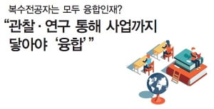 복수전공자는 모두 융합인재? “관찰·연구 통해 사업까지 닿아야 '융합'”