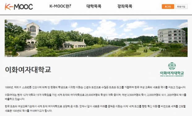 K-MOOC 시행…‘대학 우수 강의 집에서 듣는다’