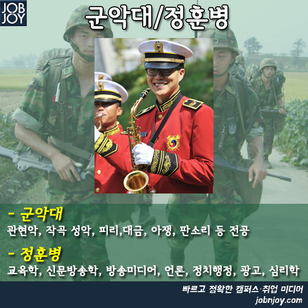 [카드뉴스] 예비 곰신과 군화들을 위한 전공 살려 군대 가는 꿀팁