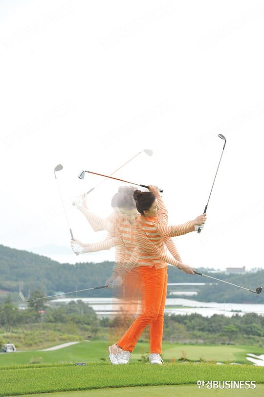 [Golf] 3단계로 나눠 스윙 크기 조절