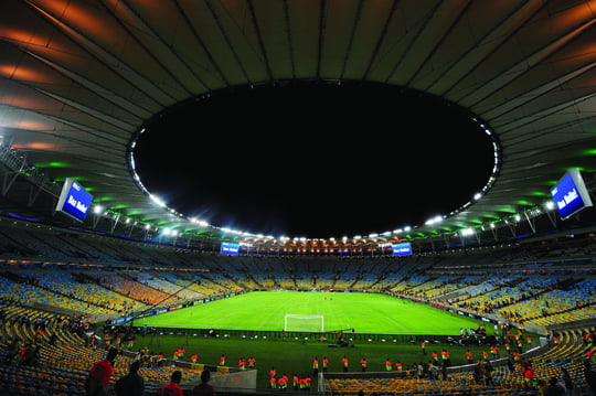 File photo dated 02/06/2013 of a general view of the Maracana Stadium.