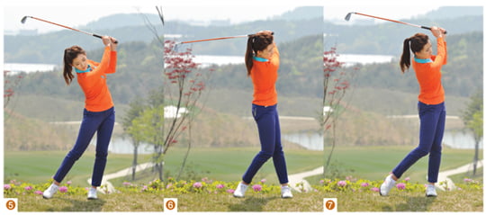 [Golf] 제자리서 하체 회전해야 원활한 스윙 가능