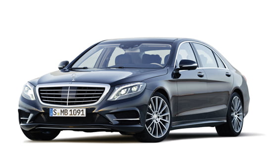 Mercedes-Benz S 350 BlueTec (W 222) 2012, Lack: anthrazitblau metallic, Ausstattung: Leder Exklusiv tiefseeblau/seidenbeige