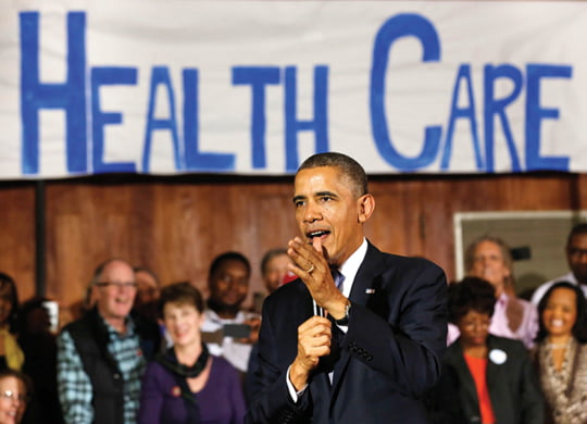 <YONHAP PHOTO-0714> U.S. President Barack Obama speaks about Affordable Health Care to volunteers at the Temple Emanu-El in Dallas, Texas, November 6, 2013.    REUTERS/Larry Downing   (UNITED STATES - Tags: POLITICS)/2013-11-07 10:10:43/
<????沅??? ?? 1980-2013 ???고?⑸?댁?? 臾대? ??? ?щ같? 湲?吏?.>