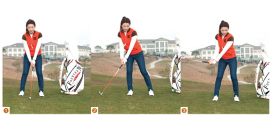 [Golf] 골프할 때 가장 중요…체중은 다리 안쪽·발끝에