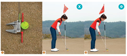 [Golf] 티·철자·동전 활용한 스트로크 연습 효과적