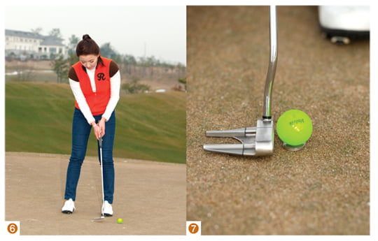 [Golf] 티·철자·동전 활용한 스트로크 연습 효과적