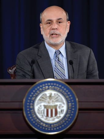 Federal Reserve Chairman Ben Bernanke speaks during a news conference at the Federal Reserve in Washington, Wednesday, Sept. 18, 2013. The Federal Reserve has decided against reducing its stimulus for the U.S. economy because its outlook for growth has dimmed in the past three months. The Fed said it will continue to buy $85 billion a month in bonds while it awaits conclusive evidence that the economy is strengthening. (AP Photo/Susan Walsh)