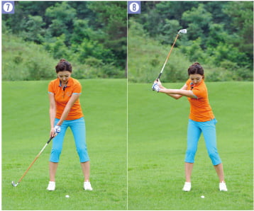 [Golf] 손이 오른쪽 허벅지를 지나면 코킹 시작해야