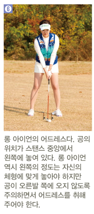 [Golf] 각 클럽에 따른 스윙 “클럽 짧을수록 공의 위치, 오른발 쪽에 둬야”