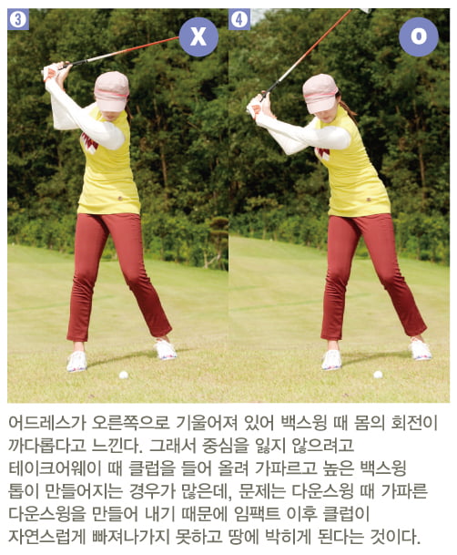 [Golf] 핀 쪽 경사면 샷하기 "경사면과 몸 평행 이루고 클럽 헤드는 지면 따라가야"