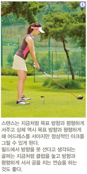 [Golf] 슬라이스 고치기, 양팔은 항상 몸 안에 있다는 생각으로 스윙 해야