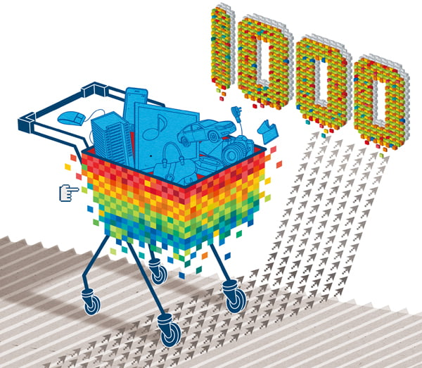 [전자상거래 1000조 시대] ‘100억 클럽’ 디지털 거상들