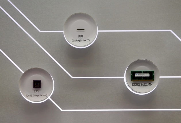 삼성전자가 만든 메모리 칩들. / 연합뉴스
