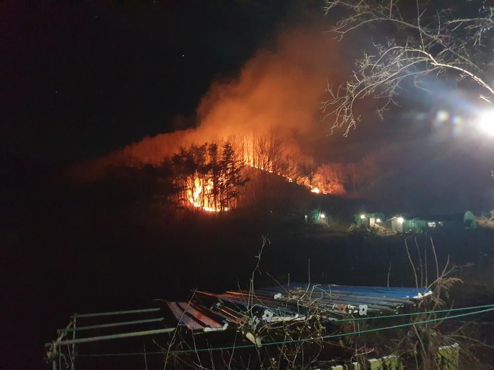 양산 상북면서 산불…800㎡ 태우고 2시간 만에 진화