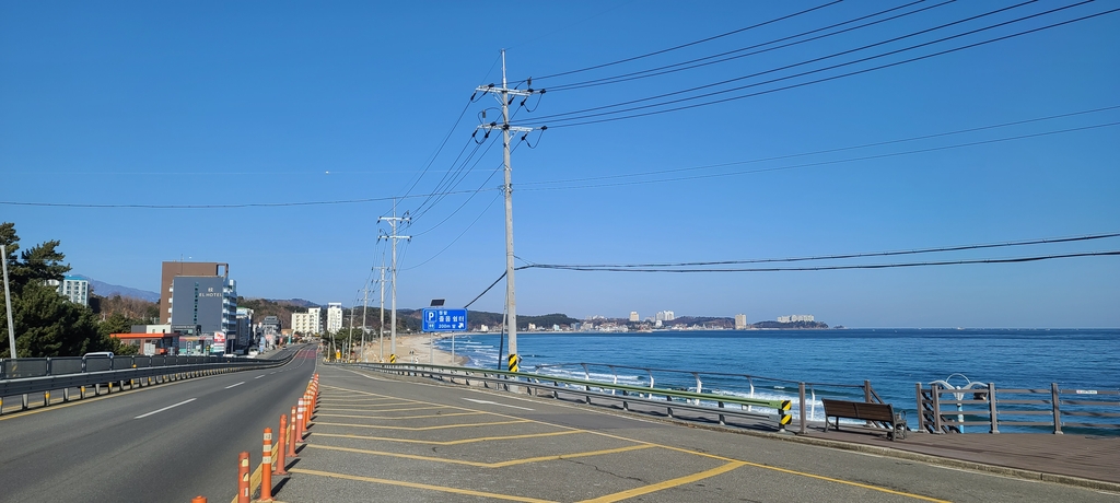 바다조망 가로막는 국도변 전주·전선…지중화 필요성 제기