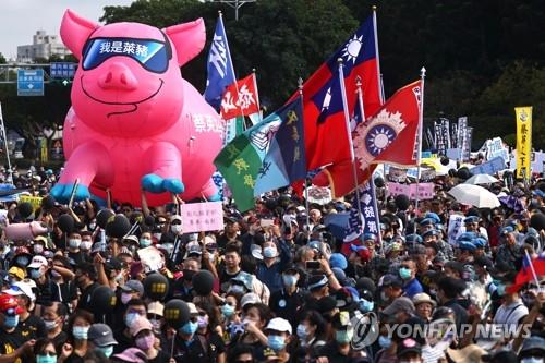 "대만, 8월 '미국산 돼지고기 수입' 국민투표…집권당에 악재"