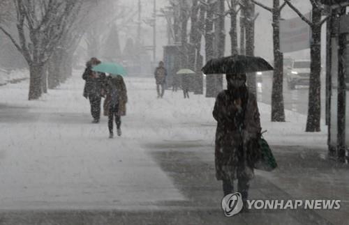 인천 옹진에 대설주의보…서해5도에 강풍주의보