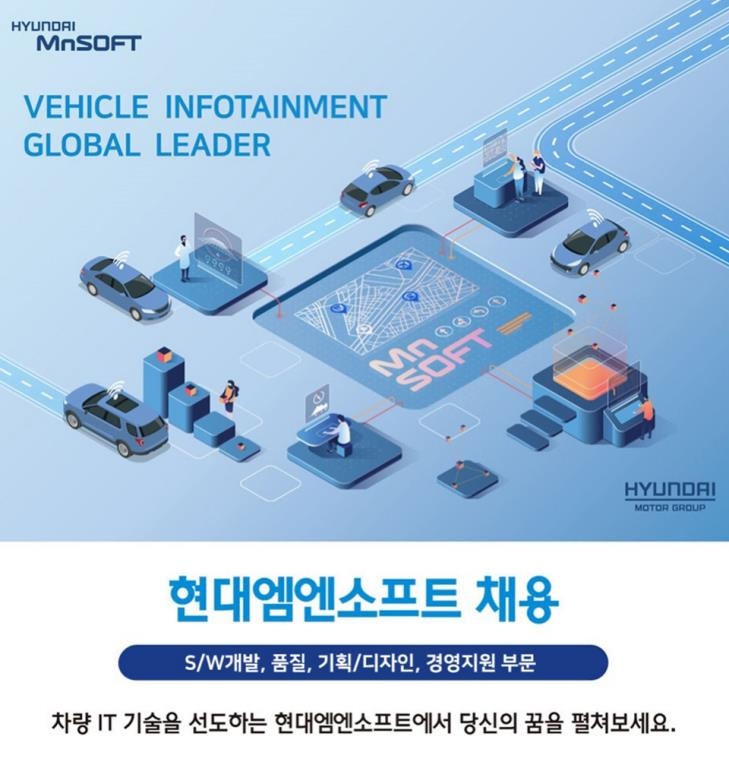 현대엠엔소프트, 1분기 신입·경력 사원 공개채용