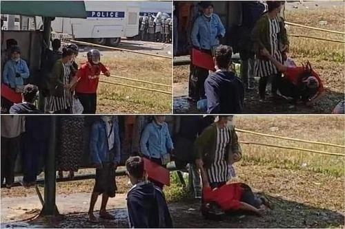 경찰 총격에 '뇌사' 미얀마 시위자 10일만에 숨져…첫 사망(종합)