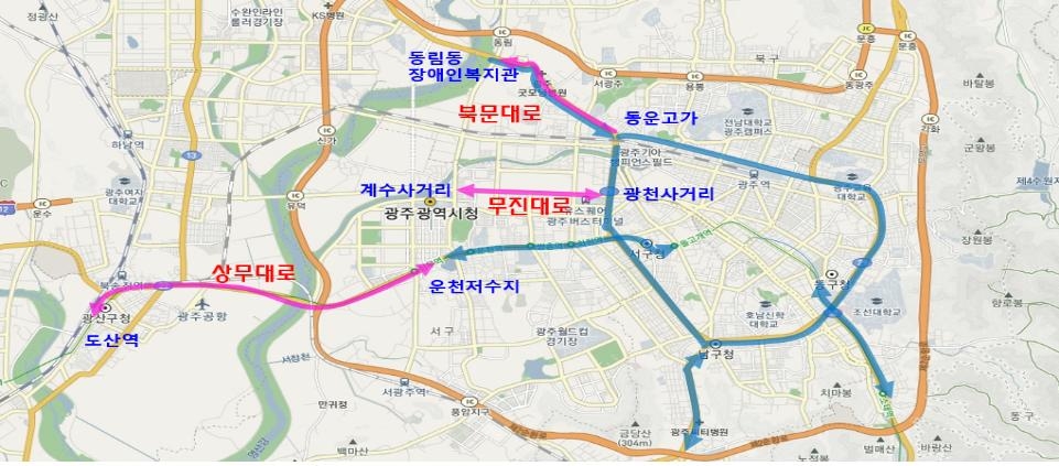 광주 버스전용차로 확대…노선 8→11개·47→67㎞