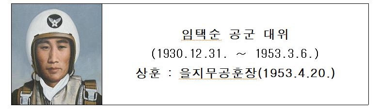 F-51 조종사 임택순 공군대위 '3월 6·25전쟁영웅'