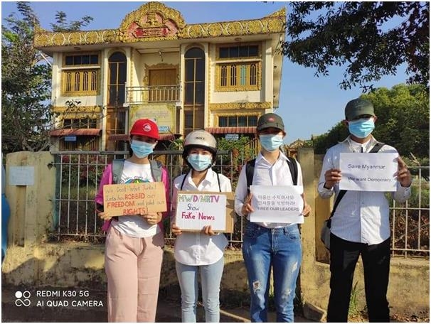 [쿠데타 한달] ② 미얀마 20대 6명 랜선 인터뷰 "반드시 승리해야"