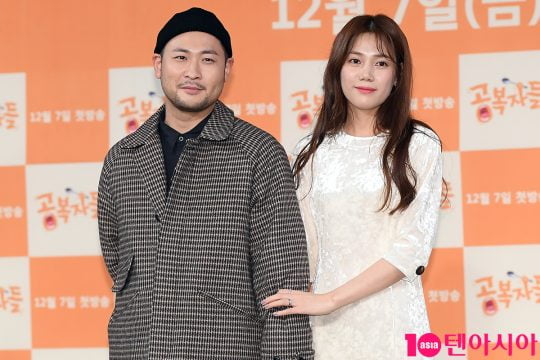 래퍼 미쓰라(왼쪽)와 배우 권다현/ 사진=텐아시아DB