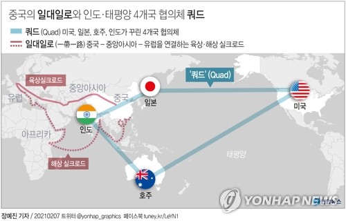 바이든 출범후 '쿼드' 첫 외교장관 회담…정상회담 논의 가능성(종합)