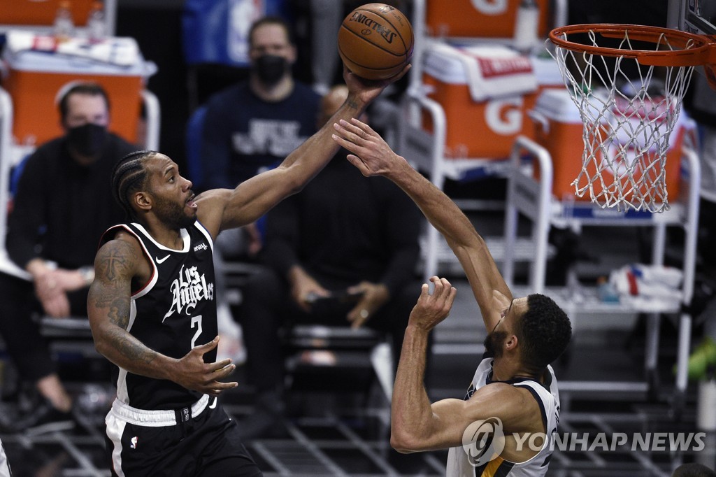 레너드·조지 돌아온 NBA 클리퍼스, 유타 10연승 저지