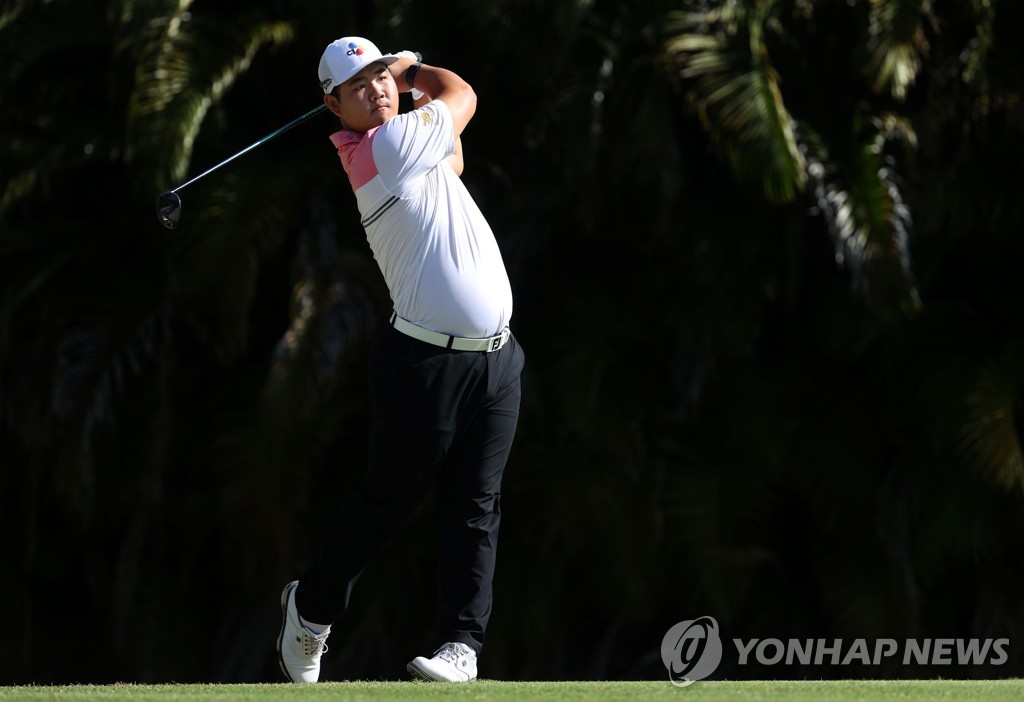 김주형, PGA 투어 푸에르토리코 오픈 2R 공동 9위로 점프