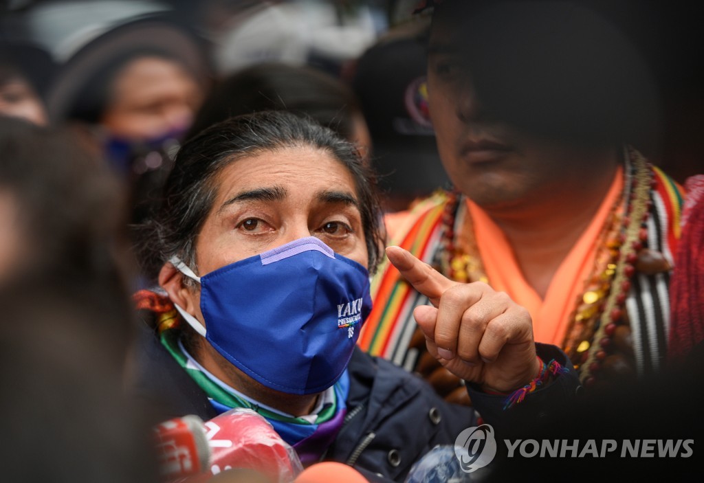 에콰도르 대선 '박빙의 2위 싸움'에 결선 대진표 미정