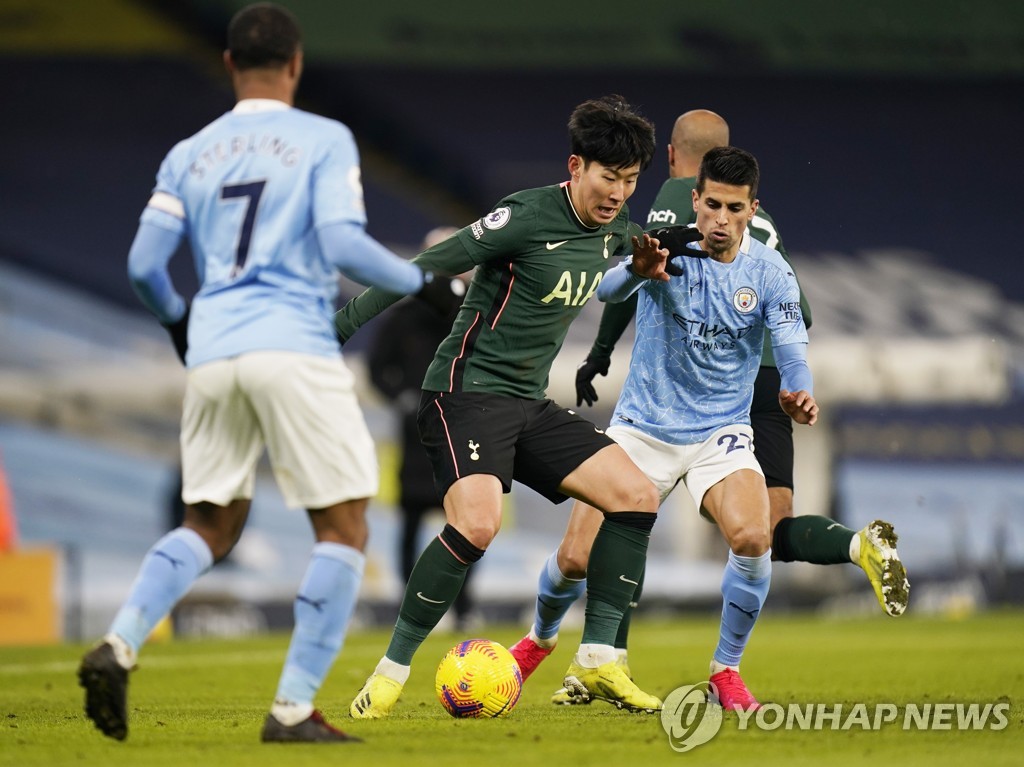 Son Heung-min, recording '0' ... Tottenham lost 0-3 to Manchester City leaders