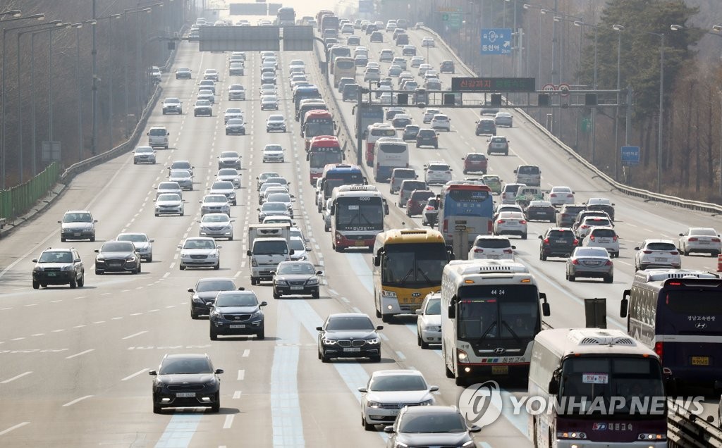 부산 설 연휴에 고속도로 통행량 8.1%·귀성객 62% 감소