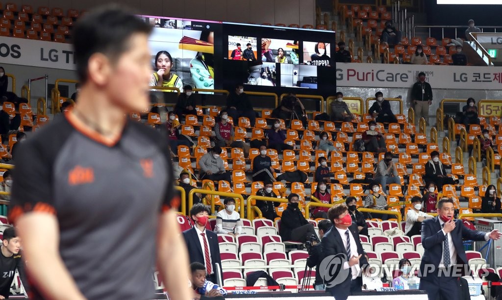 거리두기 완화에도 농구·배구 관중 입장은 당분간 변화 없을 듯