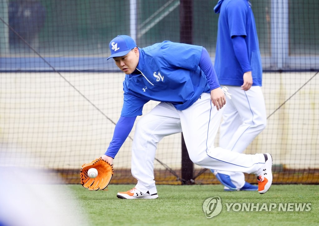 '푸른 피' 오재일 "개인 목표보다 팀 발전에 솔선수범"